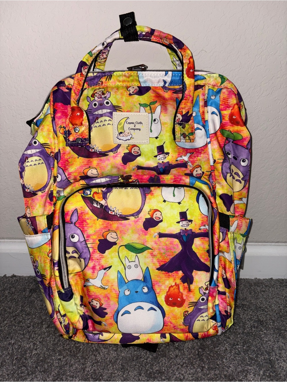 Cosmic Cloth Company Studio Ghibli Diaper Bag / Backpack